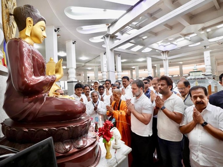 ‘Teachings of Gautam Buddha inspire non-violence, compassion and peace’: Rahul Gandhi on Buddha Purnima
