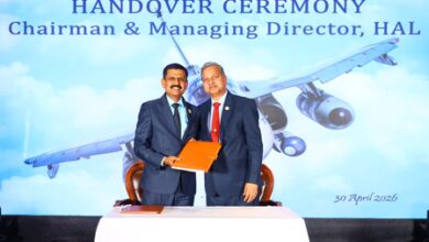 Ravi K assumes charge as HAL’s CMD
