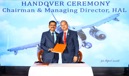 Ravi K assumes charge as HAL’s CMD