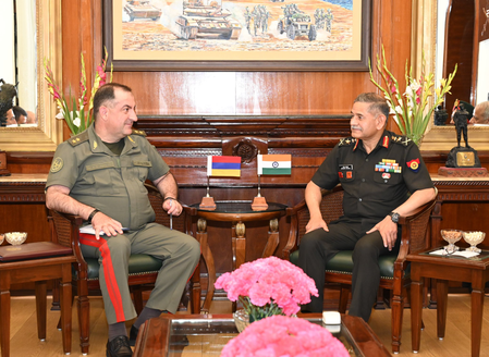 India and Armenia discuss current geostrategic situation, expanding military engagement