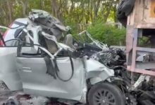 Six of a family killed as car hits stationary truck in Hyderabad