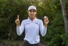 Golf: Diksha shines with stunning ace to open strong in Mauritius