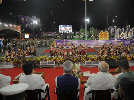‘Gujarat Gaurav Diwas’ celebrated in Surat with parade, tableaux and cultural performances