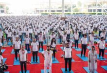6,000 people perform ‘Bhujangasana’ to set Asian record in run-up to International Yoga Day
