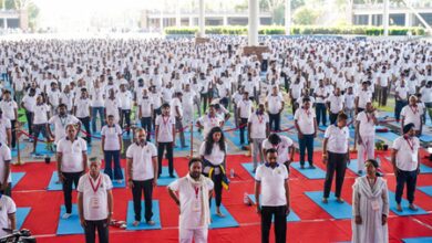 6,000 people perform ‘Bhujangasana’ to set Asian record in run-up to International Yoga Day