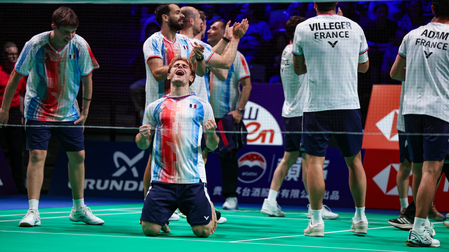 France storm into maiden Thomas Cup semis to set up India clash