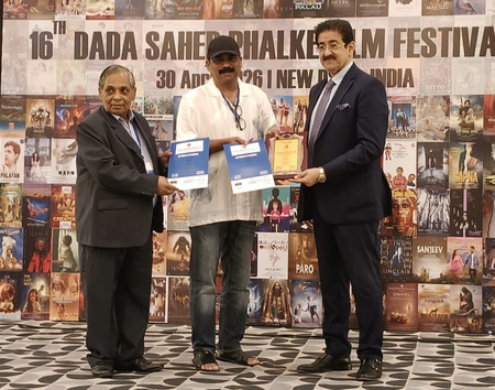 Karunaas, Nimisha Sajayan-starrer ‘Enna Vilai’ wins Best Screenplay Award at the Dadasaheb Phalke International Film Festival