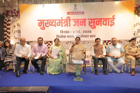 Delhi CM Rekha Gupta holds ‘Jan Sunwai’ in Shalimar Bagh to resolve public problems
