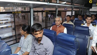 Gujarat Guv takes ST bus ride in Surat, engages with passengers​