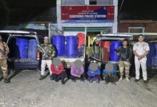 Manipur Police seize fuel meant for Myanmar smuggling, arrest 4; security forces intensify statewide crackdown