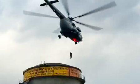 UP water tank mishap: Rescue mission carried out on CM Yogi’s instructions, 2 trapped children rescued