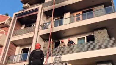 Nine killed after massive fire at four-storey building in Delhi’s Vivek Vihar