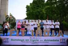 Agricultural stakeholders spread message of fitness on 72nd edition of Fit India Sundays on Cycle