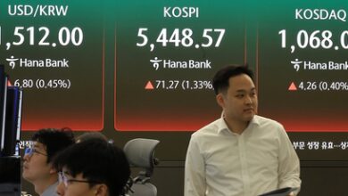 Seoul shares open at fresh record high on eased Middle East tensions