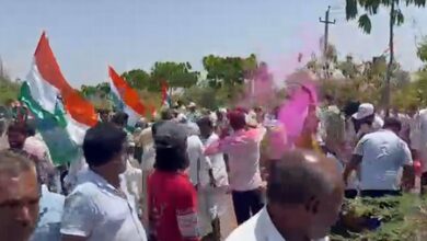 Karnataka bypolls: Congress secures leads in both Assembly segments; celebrations begin in Bagalkot