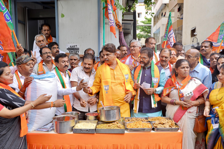 K’taka BJP leaders celebrate Bengal, Assam performance; say PM Modi ensures national security