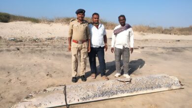 Gujarat: Unclaimed drone wing found in Kutch during coastal patrolling