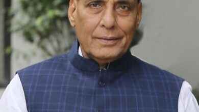 Rajnath Singh hails PM Modi, voters, BJP workers for wins in Bengal, Assam