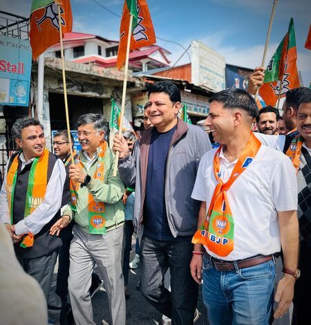 Celebrations in Shimla with BJP’s historic win in Bengal, Assam, Puducherry