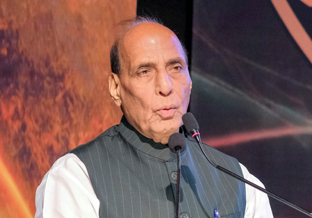Rajnath Singh, CDS Gen Chauhan in Jaipur today for 2-day joint commanders’ conference (Ld)