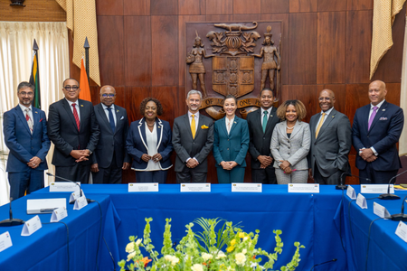 EAM Jaishankar holds series of bilateral meetings with Jamaican ministers, business leaders