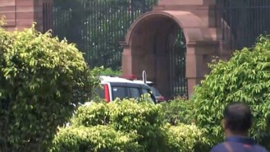 Raghav Chadha arrives at Rashtrapati Bhavan to meet President Murmu