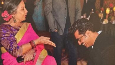 Shabana Azmi shares a throwback pic of Vicky Kaushal blushing while in a conversation with her