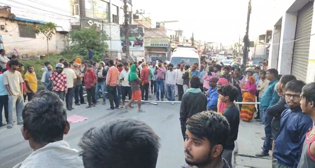 Labourer killed after being run over by speeding truck in Dehradun; locals protest