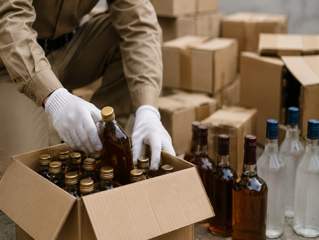Bihar Police recover huge stock of illegal liquor in East Champaran
