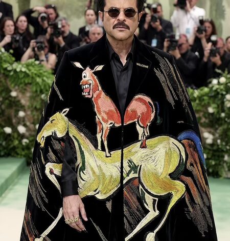 Anil Kapoor pens fashion statement with pop-culture ink for Met Gala