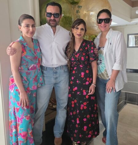 Saba Pataudi gets emotional as Jeh & Inaaya send voice note & handwritten cards on her 50th birthday