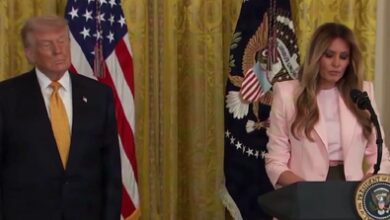 ‘America’s strength lies in mothers’: Melania Trump honours military families