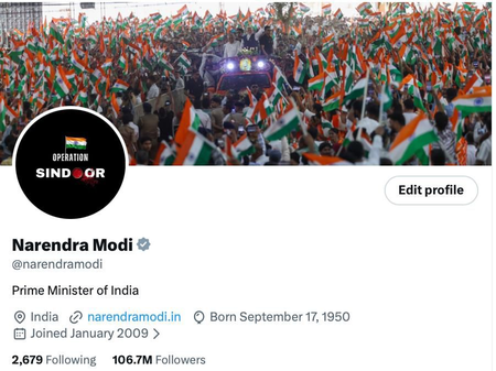 PM Modi, Union Ministers change display pictures of social media accounts to mark ‘Op Sindoor’ anniversary