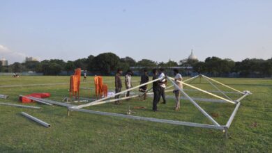 Oath-taking ceremony venue in Kolkata under heavy security cover