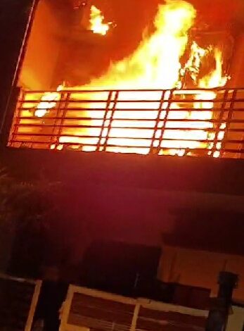 AC blast triggers massive fire in Greater Noida house; no casualties reported