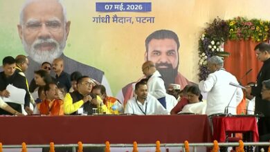 Some light-hearted moments at Bihar Cabinet expansion oath ceremony