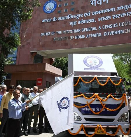 Delhi: Six census awareness vans flagged off for boosting participation