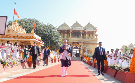 Ahead of Somnath visit, PM Modi pays tribute to those who protected, restored temple’s glory