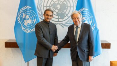 MoS Kirti Vardhan Singh holds ‘productive meeting’ with UN Chief Guterres on IMRF sidelines