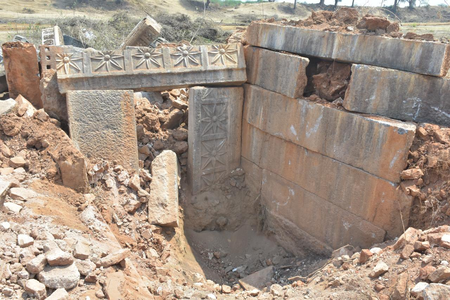 Telangana govt officials deny demolition of ancient temple in Warangal
