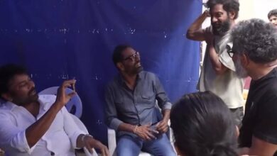 Ram Charan’s ‘Peddi’ makers release video of Chiranjeevi’s visit to film’s sets