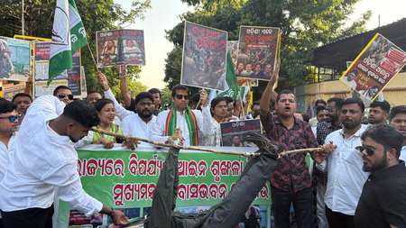 Odisha: BJD Gherao CM Majhi’s residence over Law & Order situation​
