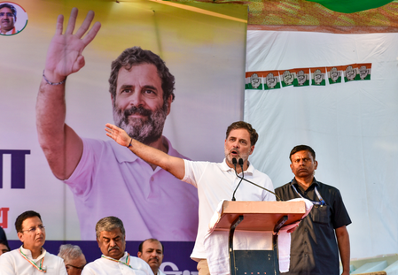 Rahul Gandhi criticises Bihar govt over lathi-charge on students in Patna​