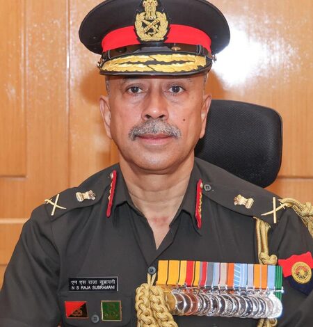 Lt Gen NS Raja Subramani appointed new Chief of Defence Staff