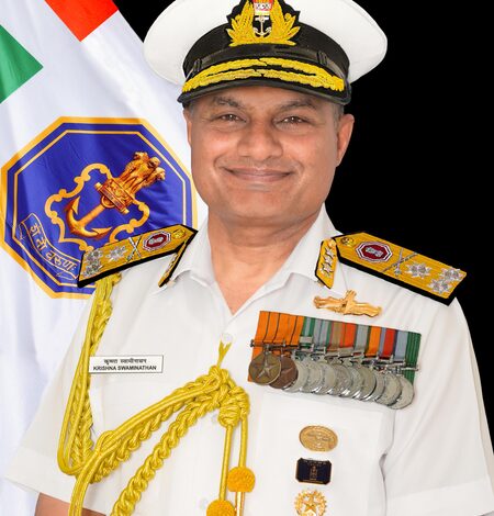 Centre appoints Vice Admiral Krishna Swaminathan as new Navy Chief