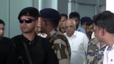Gujarat CM joins NDA leaders in Kolkata ahead of Bengal CM swearing-in ceremony