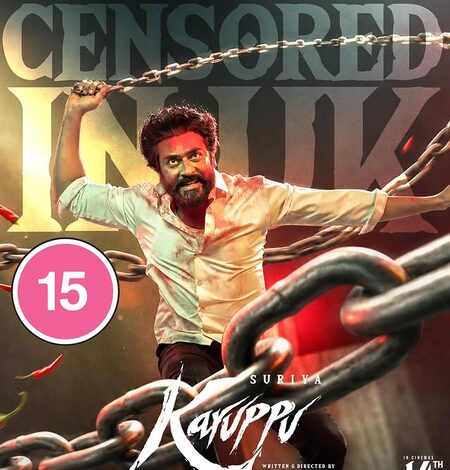 Suriya’s ‘Karuppu’ cleared for release with Uncut ’15’ certificate by UK Censor Board