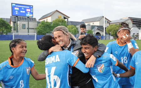 India U17 women coach Pamela Conti eye WC spot after Asian Cup QF qualification