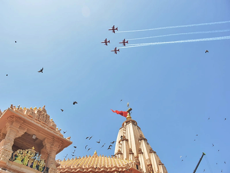 IAF’s six-jet Suryakiran display to mark Somnath Temple’s 75th anniversary celebrations on May 11