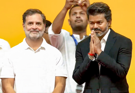 Vijay announces 200 units of free electricity after taking oath as Tamil Nadu Chief Minister